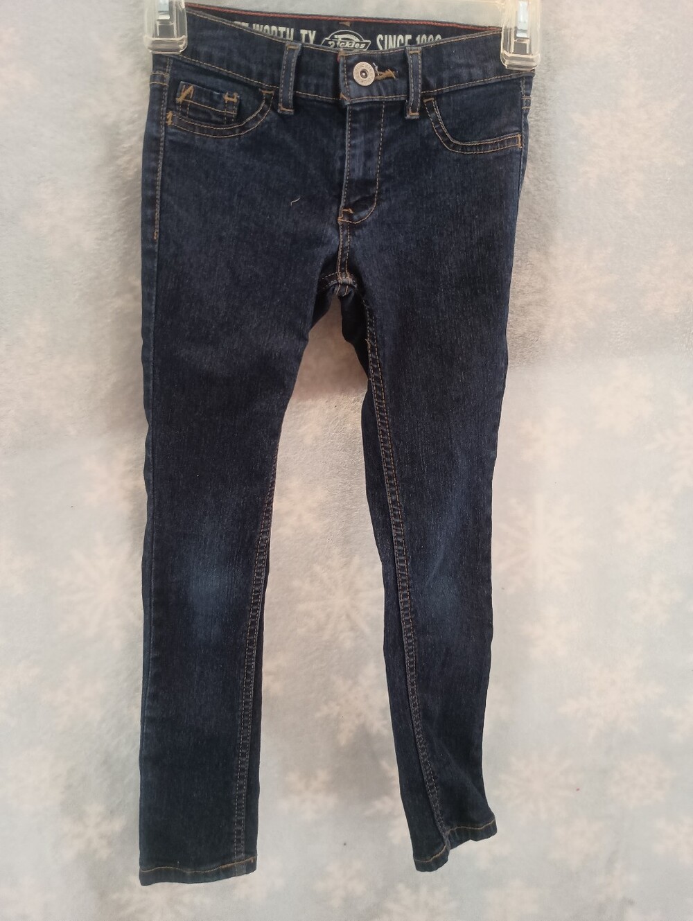 Girls Dickie's Dark Skinny Jeans Size 7